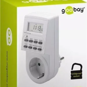 Timer digital 24/7 Goobay