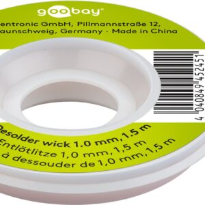 Tresa cupru 1mm 1.5m pentru indepartare reziduri fludor Goobay 45245