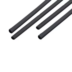 Tub termocontractant 10mm 0.5m/ 5mm negru Kemot