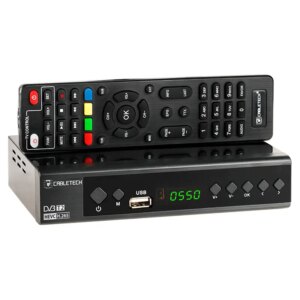 Tuner DIGITAL Terestru DVB-T2 /DVB-T /DVB-C CABLETECH URZ0336C