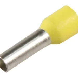 Varf terminal cablu de 6 mm galben