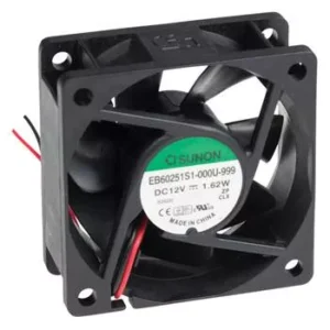 Ventilator 12V 60x60x25mm SUNON 4500RPM 21.7CFM 34dBA