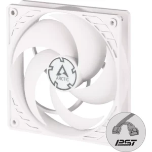 Ventilator P12 PWM PST 120 x 120 x 25 mm 200-1800RPM alb ARCTIC AC ACFAN00170A