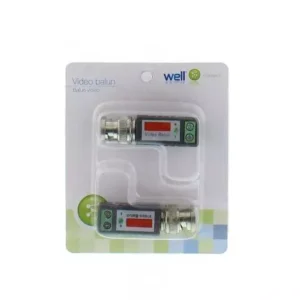 Video balun cu surub pentru cablu UTP/FTP Well