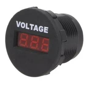 Voltmetru 6-33VDC negru-rosu SCI A25-1-BB3-R