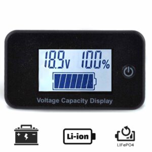Voltmetru digital 5-100V Voltage Capacity Display