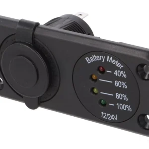 Voltmetru si bricheta auto 7-33VDC SCI A13-142A254PD-BB3